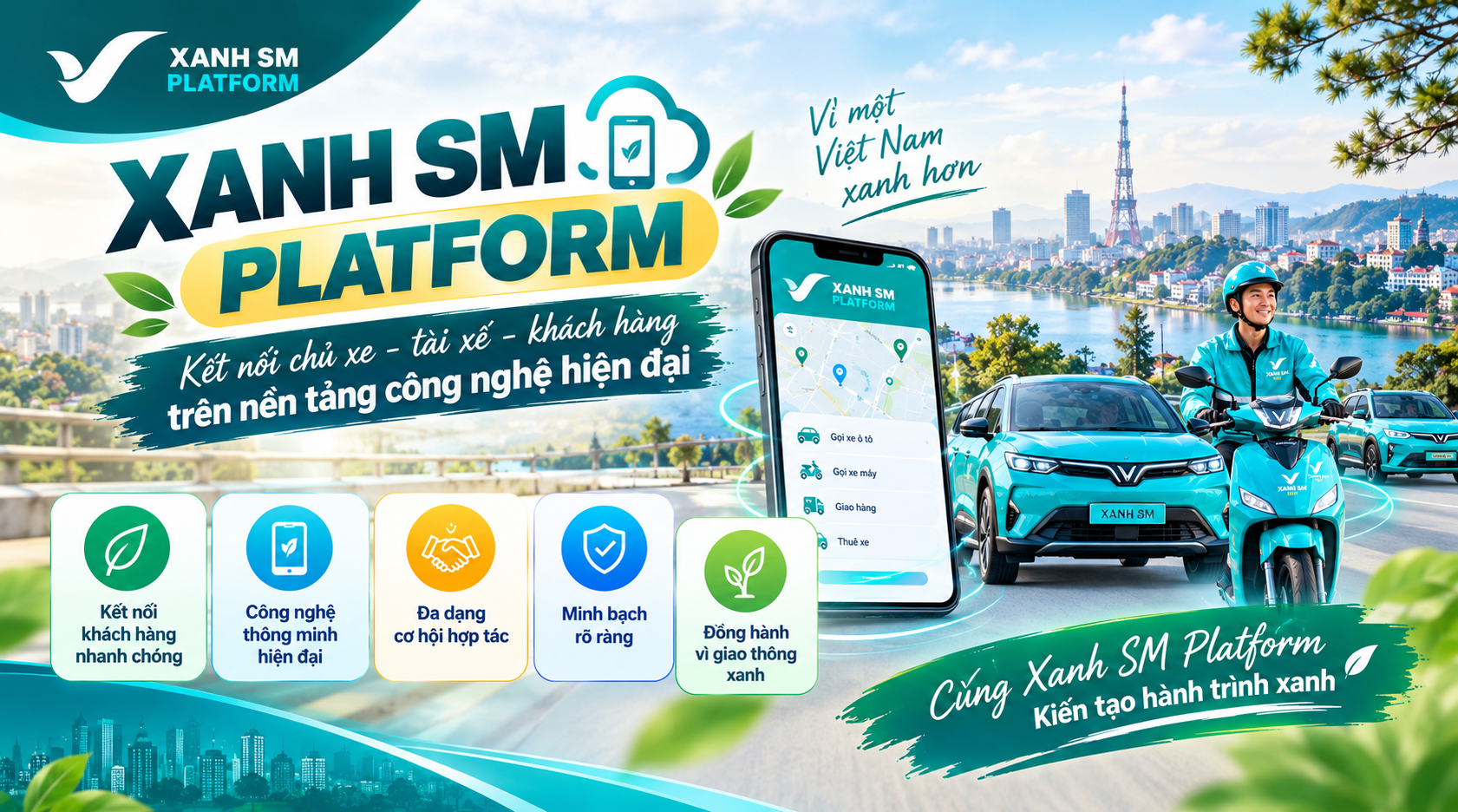Xanh SM Platform Là Gì? Tìm Hiểu Xanh SM Bike Platform Và Cơ Hội Hợp Tác